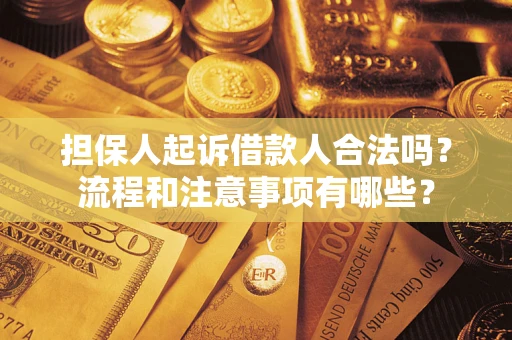 武汉担保人起诉借款人合法吗？流程和注意事项有哪些？