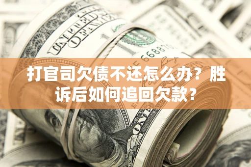 武汉打官司欠债不还怎么办？胜诉后如何追回欠款？