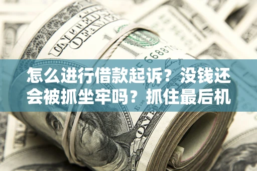 武汉怎么进行借款起诉？没钱还会被抓坐牢吗？抓住最后机会！
