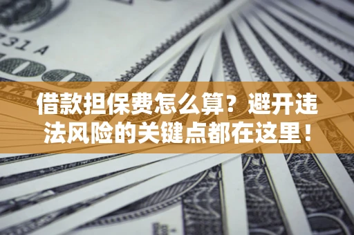 武汉借款担保费怎么算？避开违法风险的关键点都在这里！