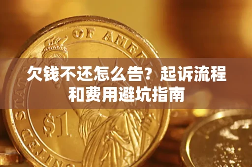武汉欠钱不还怎么告?起诉流程和费用避坑指南 武汉欠钱不还怎么告?起诉流程和费用避坑指南