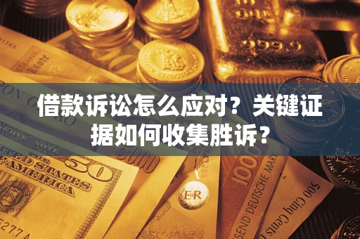 武汉借款诉讼怎么应对？关键证据如何收集胜诉？